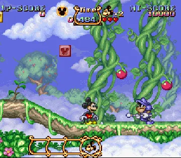 Magical Quest Starring Mickey Mouse, The (USA) (Beta) screen shot game playing